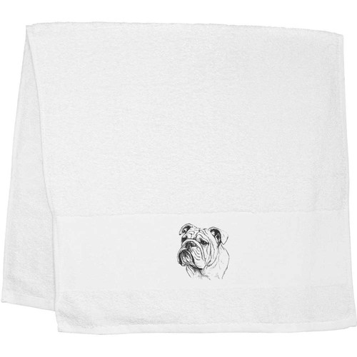English bulldog portrait - bulldog, portrait'