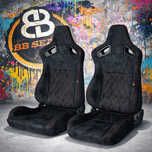 Bb6 black suede - black, alcantara
