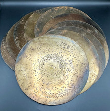 Antique Symphonion Music Box Discs Bundle 13 5/8'' Metal Records x 10 (Lot 1)