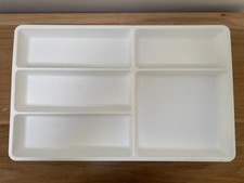 IKEA STÖDJA Cutlery Tray Drawer Organiser Kitchen Storage, White, 31x50 cm