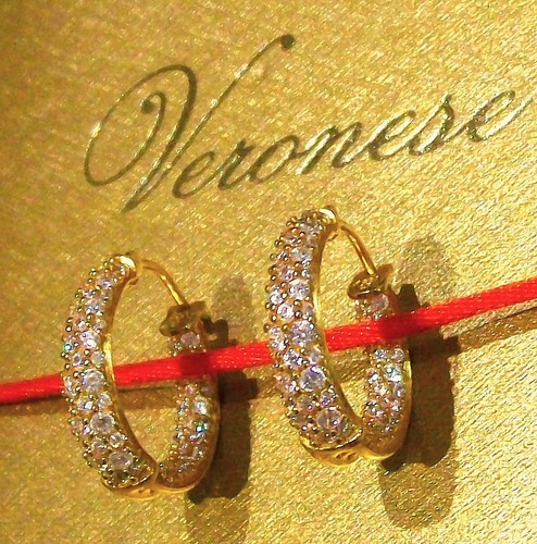 Veronese diamonique hoop - diamonique,