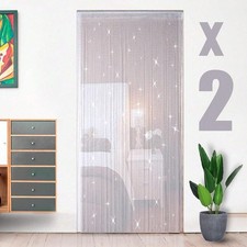 2 PCS Door Curtain 100 x 200cm