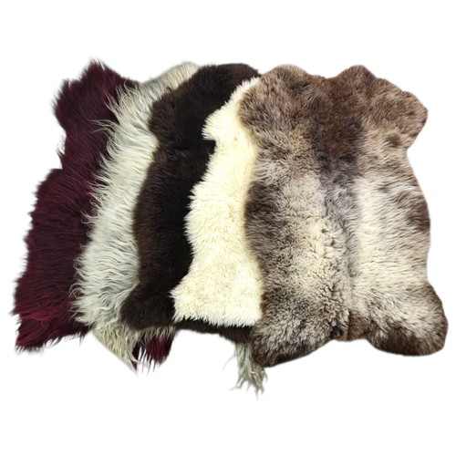 Sheepskin rug genuine ivory - sheepskin,