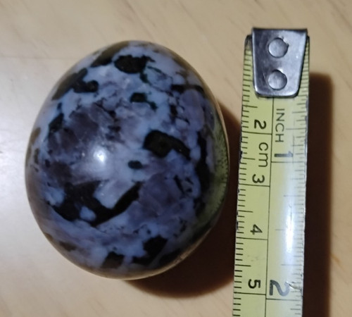 Madagascar polished stone egg - stone,