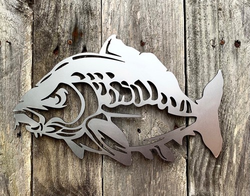 Carp fish steel wall - carp, art