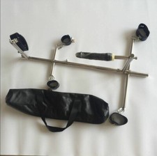 Bondage Rack Stainless Steel Torture Frame Restraint Cuffs BDSM Leg Spreader Bar