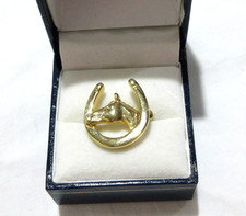 Vintage  bright gold tone