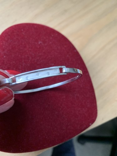 Silver 925 bangle with - silver, 5