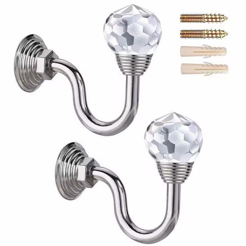 2pieces crystal alloy curtain - alloy,