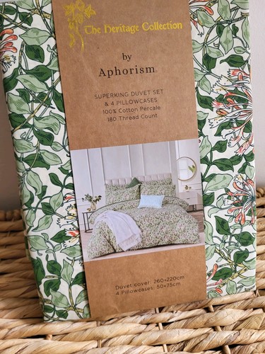 Superking size duvet set with - set,