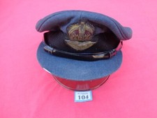 WW2 / Pre 1950s RAF Kings Crown Pilot/Officer Hat / Cap. Air Ministry.  LOT #104