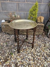 Wooden table Barley twist legs