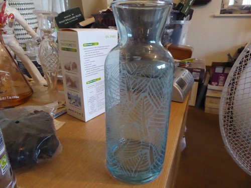 Beautiful blue pattern vase