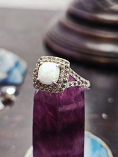 925 Silver And White Topaz