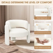 Modern velvet accent chair - chair,