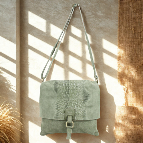 Real suede leather snakeskin - leather,