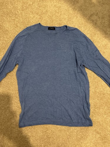 Zara man blue crew - man,