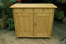 ? Lovely & Large Old Antique Pine Dresser Base/ Sideboard/TV Stand/Vanity ?