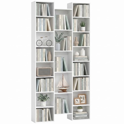 Homcom tall bookshelf with - homcom,
