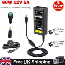 12V 5 Amp AC 60W Power Adapter