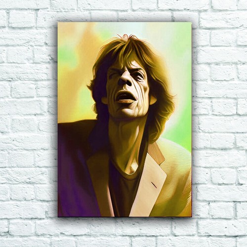 Mick jagger abstract poster - mick, or