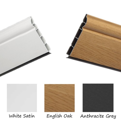 Plastic skirting board pvc - plastic,