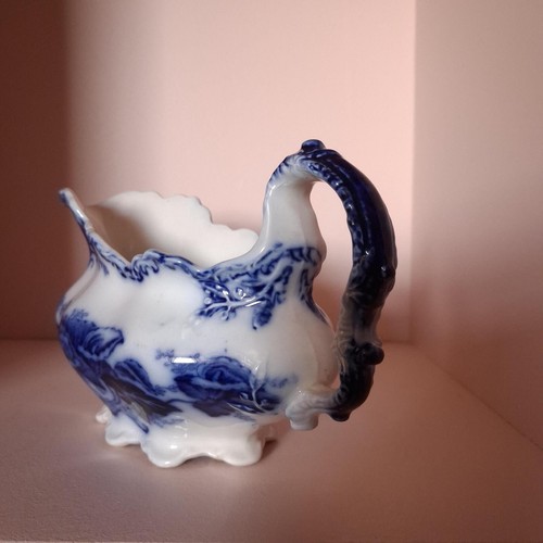 Antique flow blue - johnson, bros