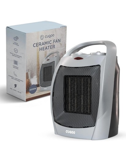 Cuqoo 2kw ceramic fan heater - cuqoo,