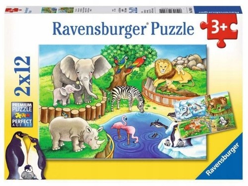 Ravensburger 2x12 piece zoo - ravensburger,