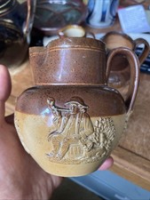 Doulton Lambeth Harvest Pitcher Jug C1900 10cm Tall
