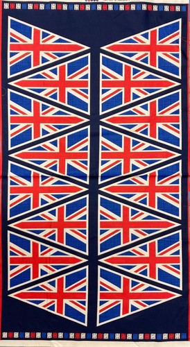 Union jack bunting fabric - bunting,