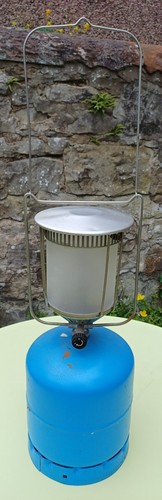Big gas lamp light with - big,