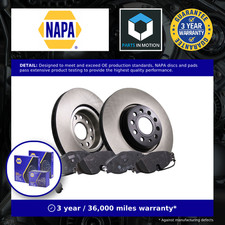 2x Vented Brake Discs and Pads