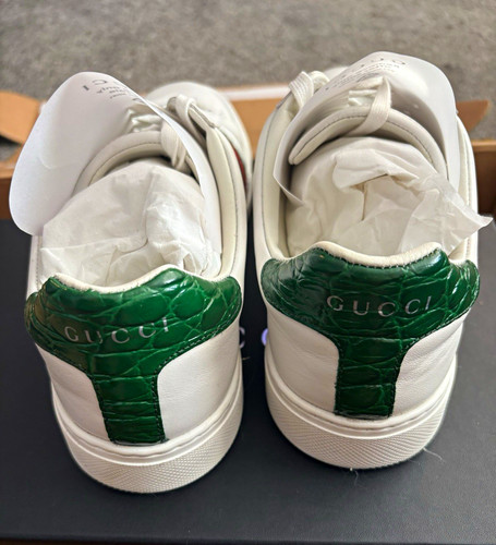 Gucci ace white leather - white, web