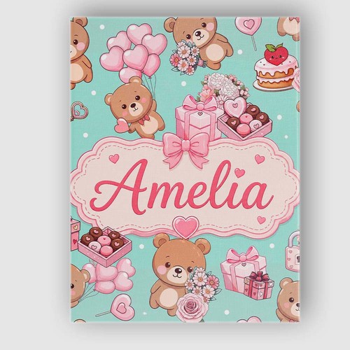 Canvas wall art custom - custom, name