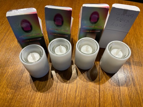 Set led candles - set, colour