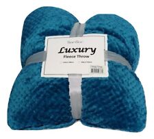 Waffle Fleece Throw Blanket