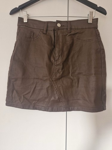Faux leather brown mini - leather,