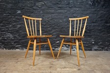 Pair of Mid Century Blue Label