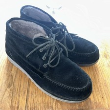 UGG Mens Black Boots Size UK 10 vgc