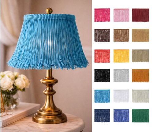 15cm tassel trim fringe silky - tassel,