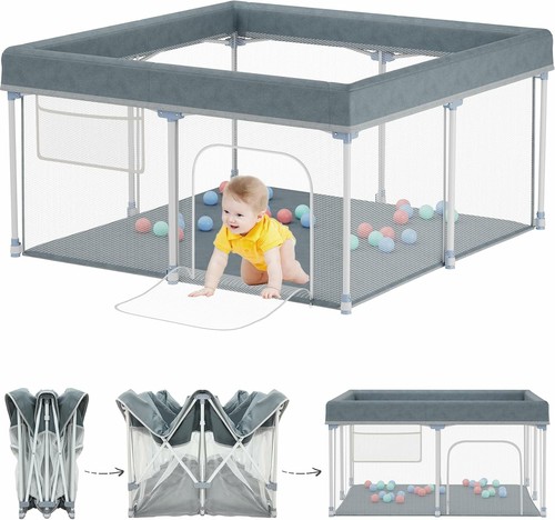 Playpen foldable 127x127cm - foldable,