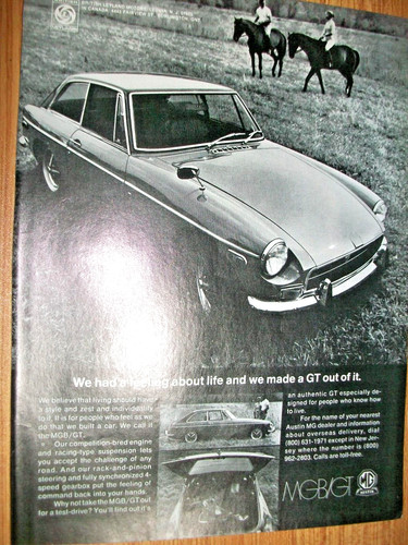 1971 mgb - mgb/gt, mid-size