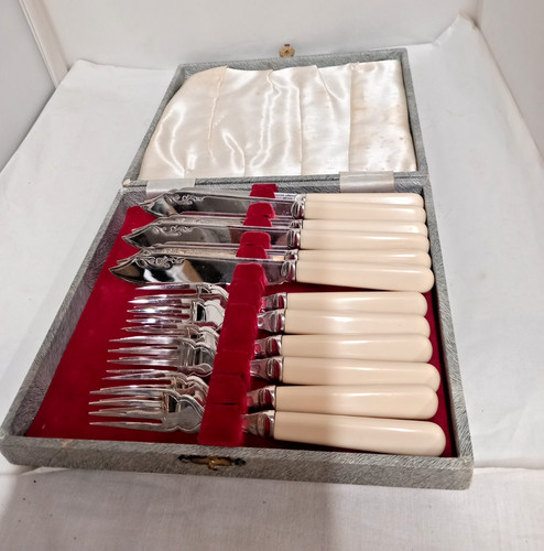 Vintage epns fish - epns, knives