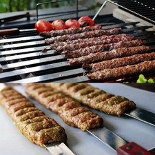 6pcs barbecue skewers flat - barbecue,