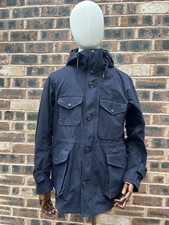 Nanamica Cruiser Jacket Size M PTP 23 Inches Navy Blue