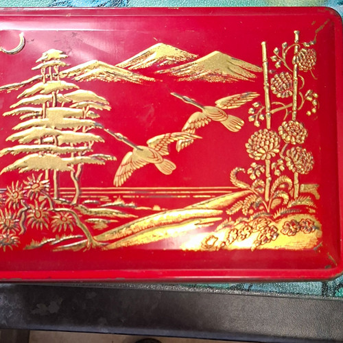 Huntley palmers biscuits - &, red