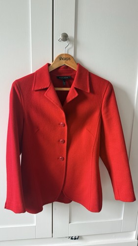 Escada red wool blend - escada,