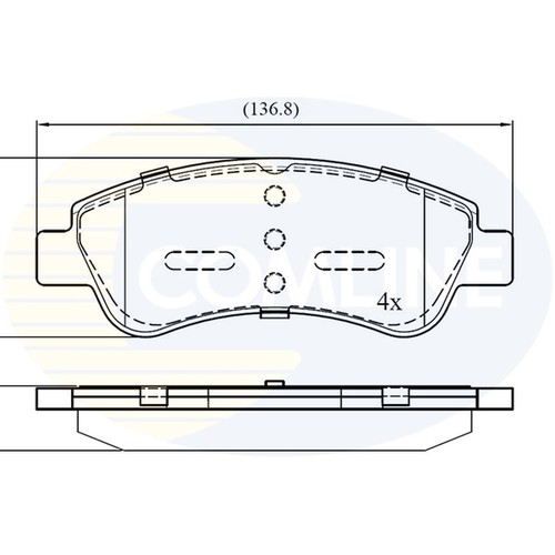 Brake pads set - brake,