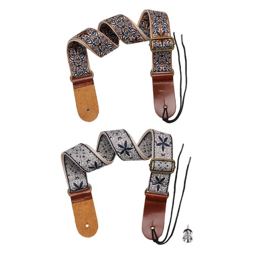 Embroidered ukulele strap - ukulele,